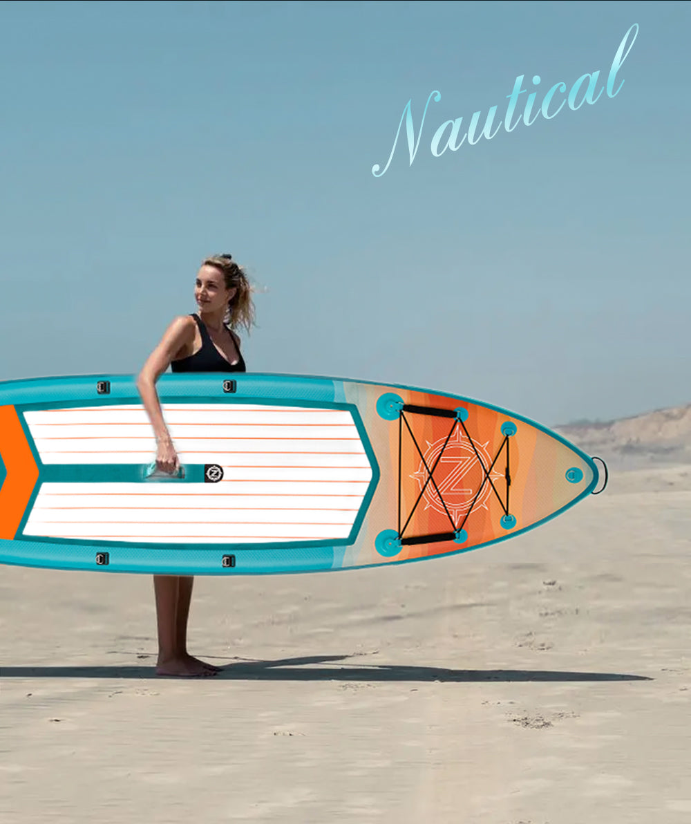 NAUTICAL Premium and Luxurious 10'6 Inflatable SUP board, Paddle board