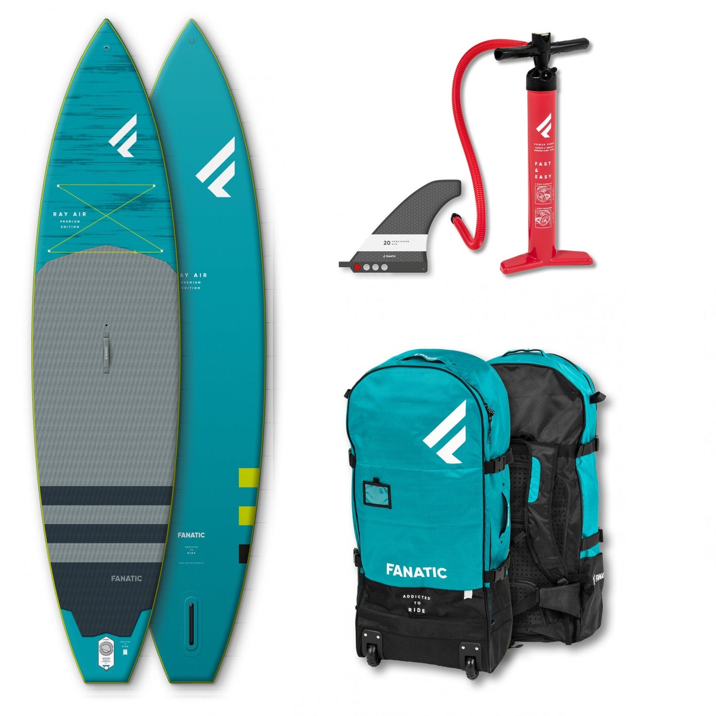 FANATIC Super Lenght 12‘6 Flatable Stand Up Paddle Board
